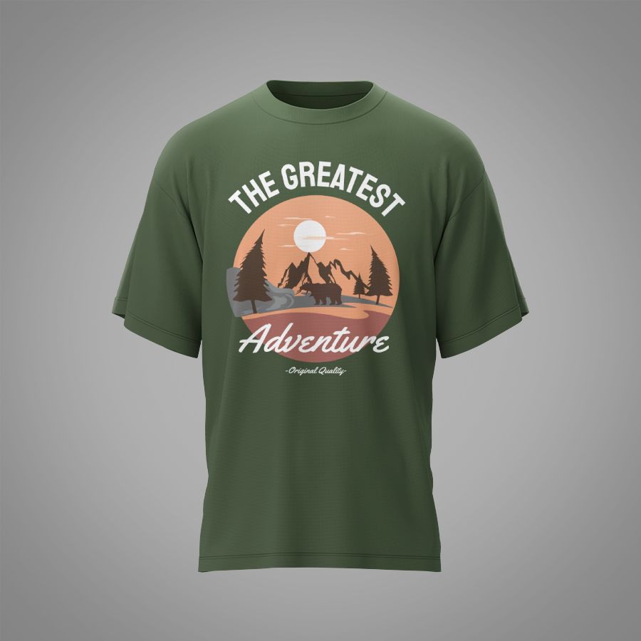 Greatest Adventure | Oversized | 220gsm Premium Fabric Tshirt