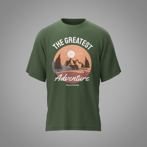 Greatest Adventure | Oversized | 220gsm Premium Fabric Tshirt