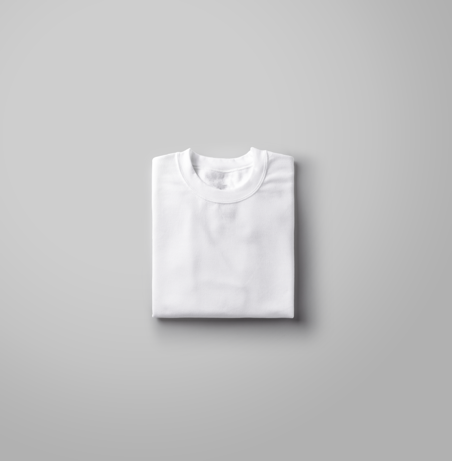ZAVTAR Regular Fit T-Shirt – 180 GSM Cotton - White