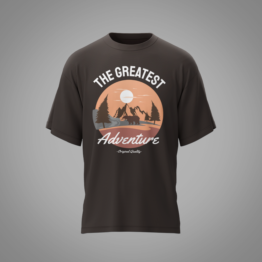 Greatest Adventure | Oversized | 220gsm Premium Fabric Tshirt