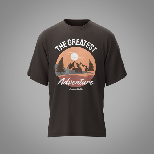 Greatest Adventure | Oversized | 220gsm Premium Fabric Tshirt