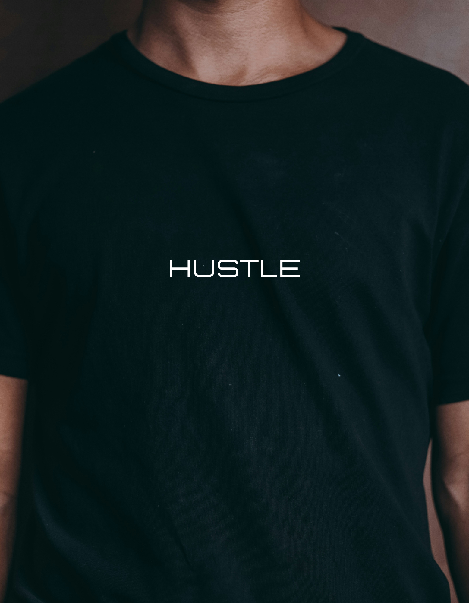 "Hustle" – One Word Tee | Matters Most Collection | Premium Cotton